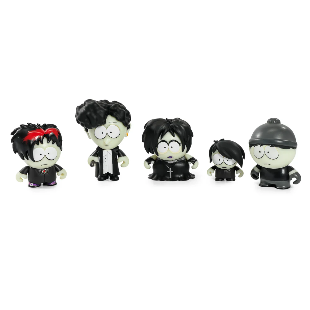 2024 CON EXCLUSIVE: South Park Goth Kids Glow-in-the-Dark Vinyl Mini Figures 5-Pack (Limited Edition of 500) - SOLD OUT
