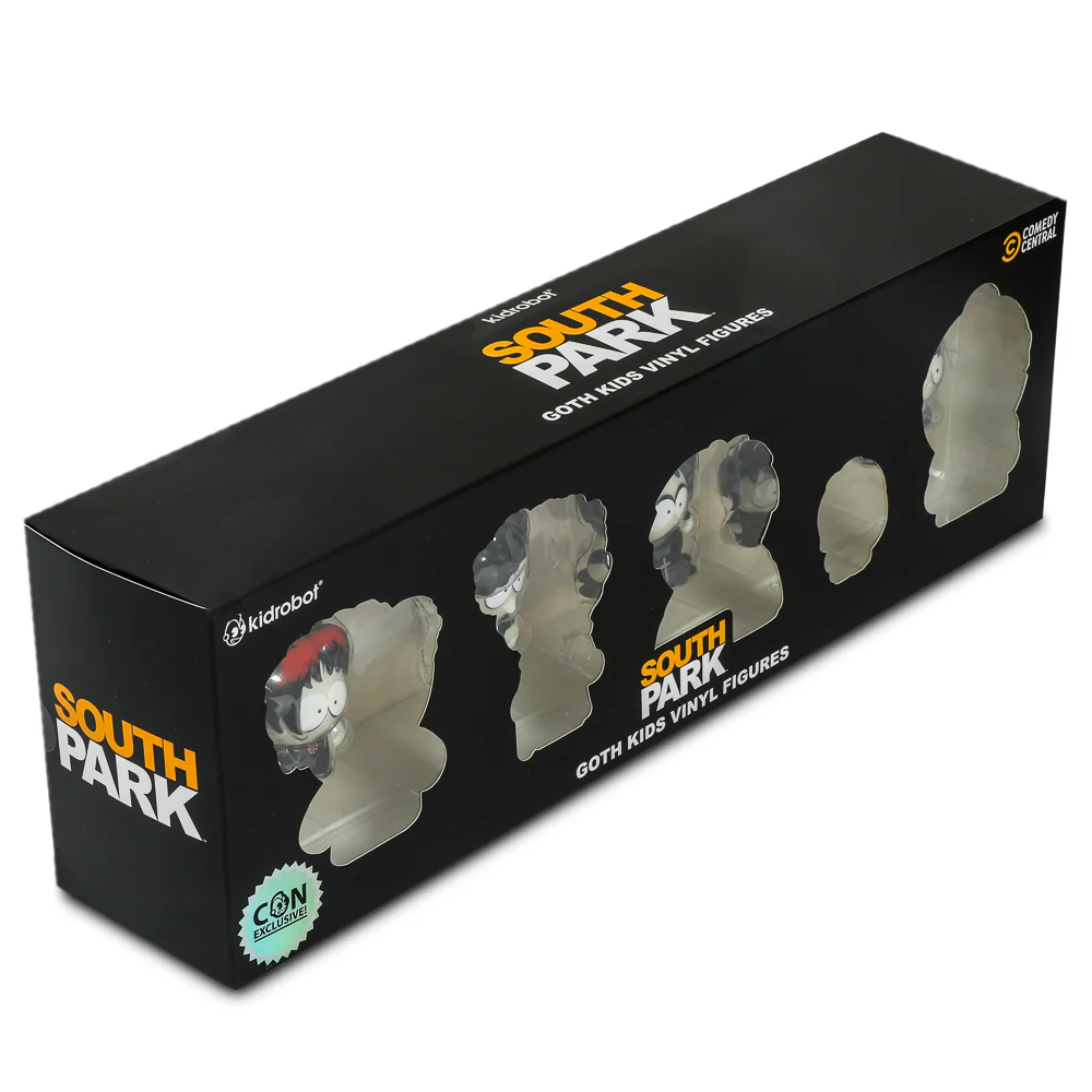 2024 CON EXCLUSIVE: South Park Goth Kids Glow-in-the-Dark Vinyl Mini Figures 5-Pack (Limited Edition of 500) - SOLD OUT - Image 4