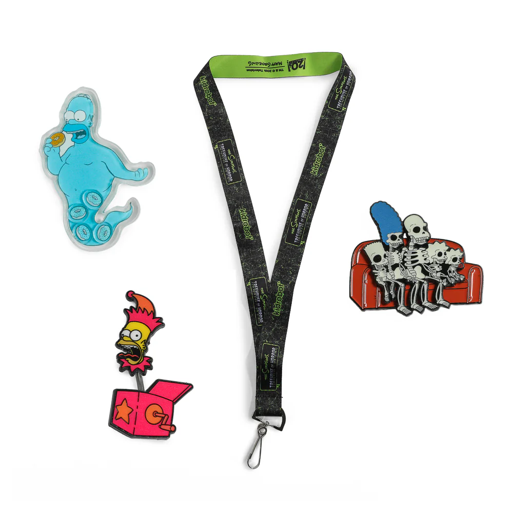NYCC 2024: The Simpsons Treehouse of Horror Interactive Pins & Lanyard Set (Limited Edition of 600)