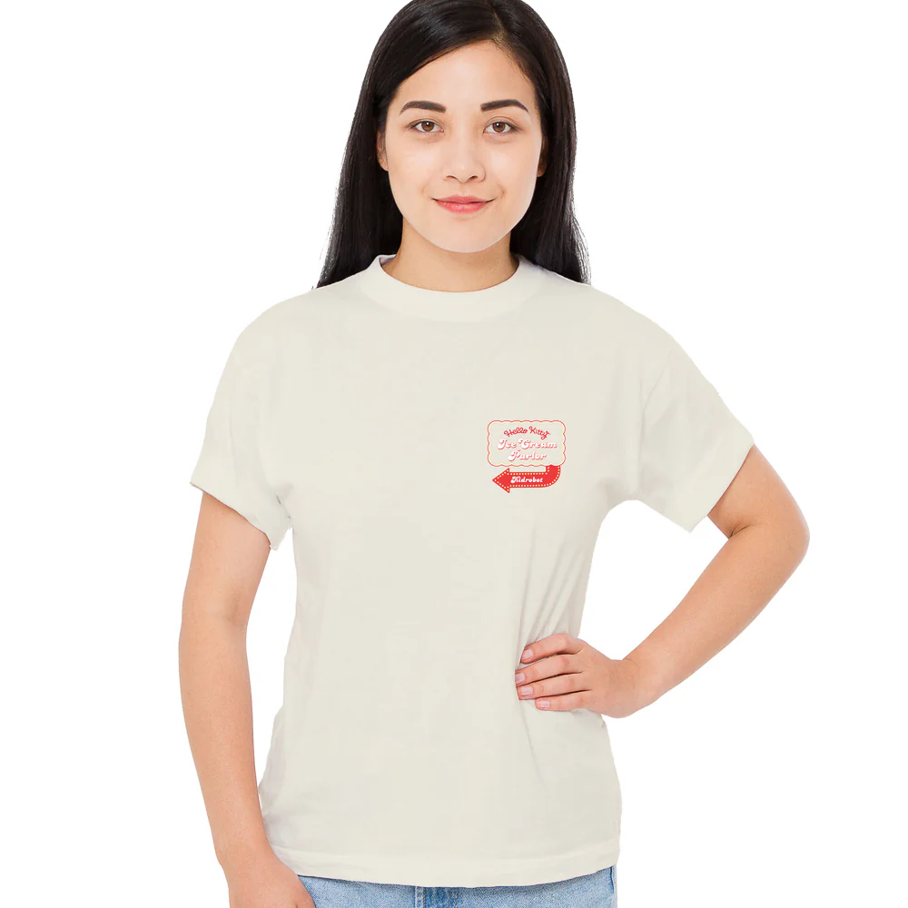 2025 CON EXCLUSIVE: Hello Kitty® Ice Cream Parlor T-Shirt (Limited Edition of 150) - Image 3