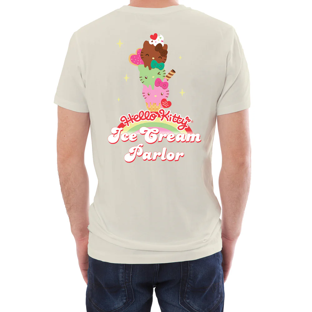 2025 CON EXCLUSIVE: Hello Kitty® Ice Cream Parlor T-Shirt (Limited Edition of 150) - Image 6