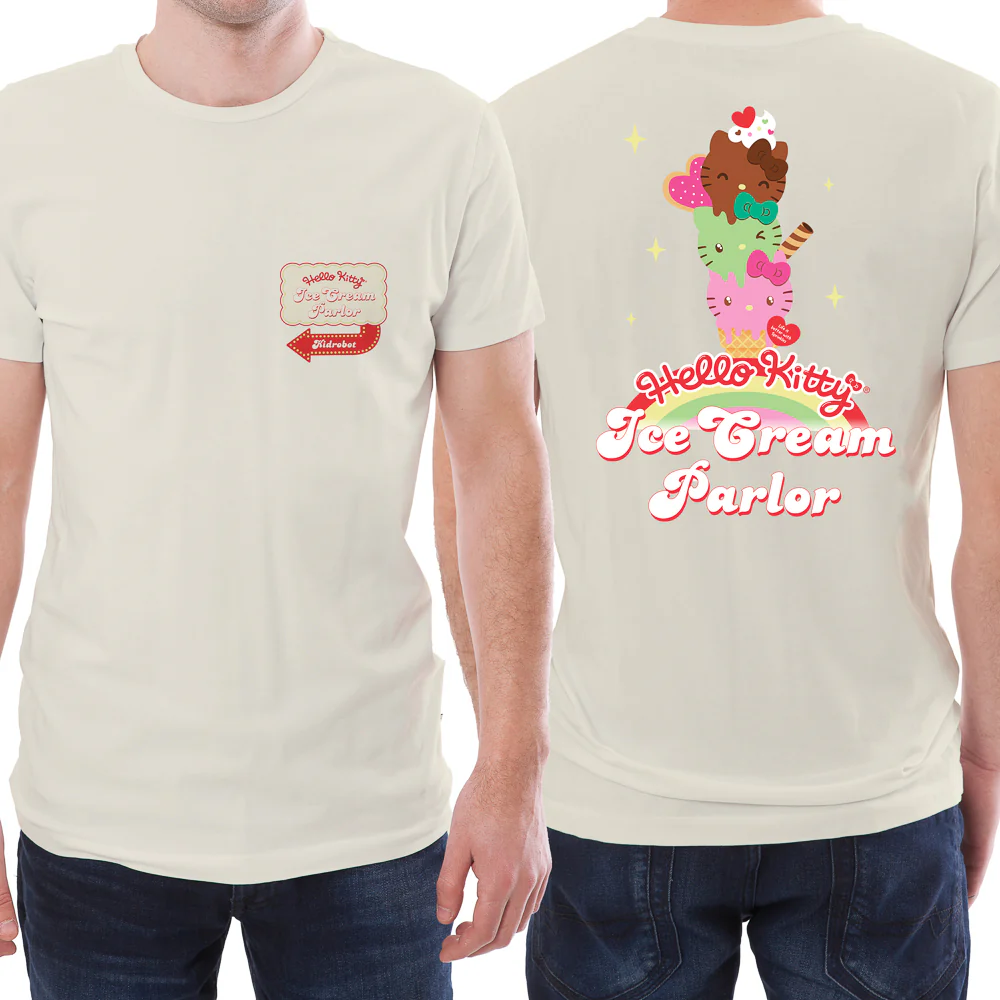 2025 CON EXCLUSIVE: Hello Kitty® Ice Cream Parlor T-Shirt (Limited Edition of 150) - Image 7