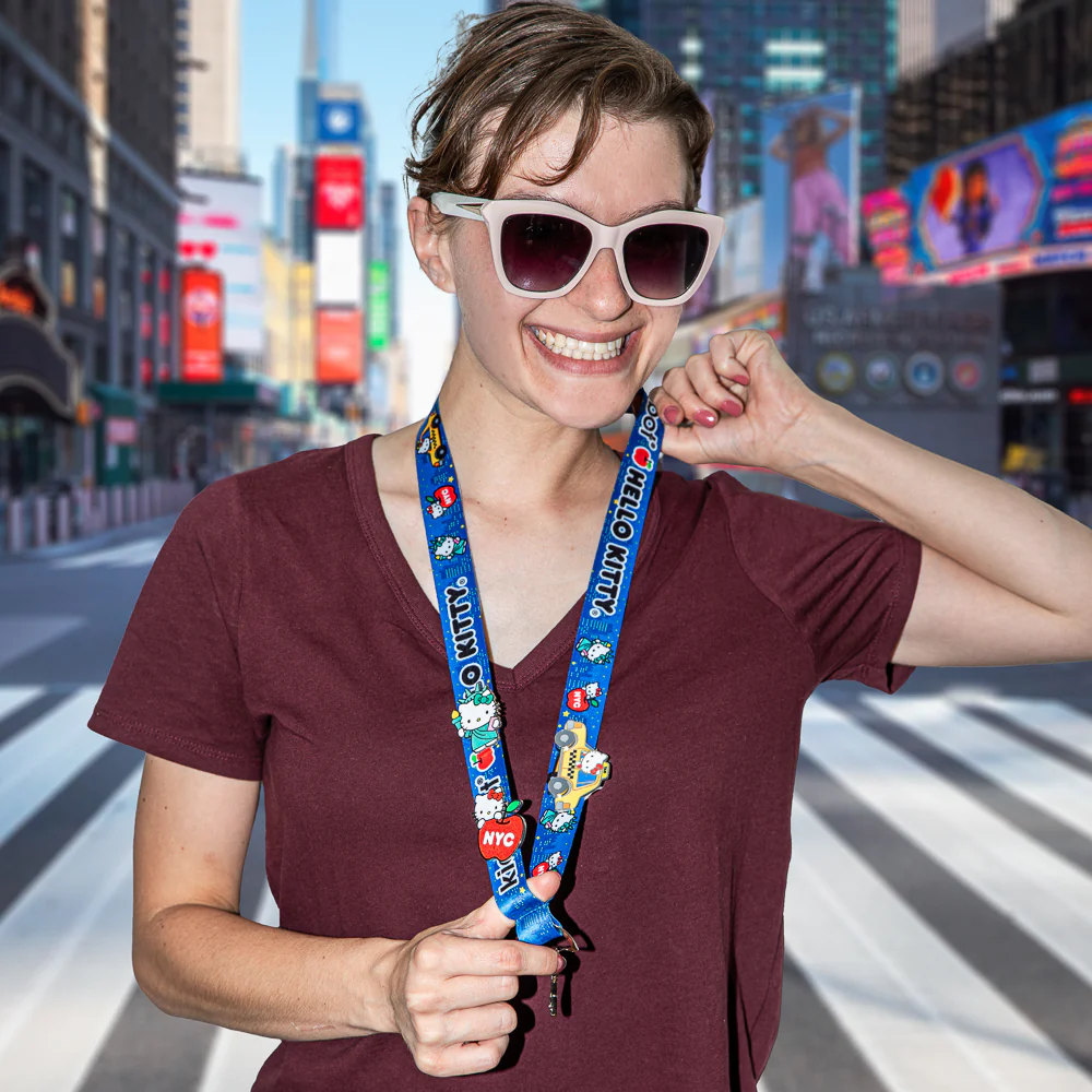 2025 CON EXCLUSIVE: Hello Kitty® NYC Deluxe Pins & Lanyard Set (Limited Edition of 500) - Image 4