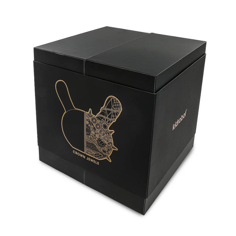 20th Anniversary Dunny Head 12" Art Figure - "Crown Jewels" by Tristan Eaton - Black & Gold Edition (Limited Edition of 300) - Image 22