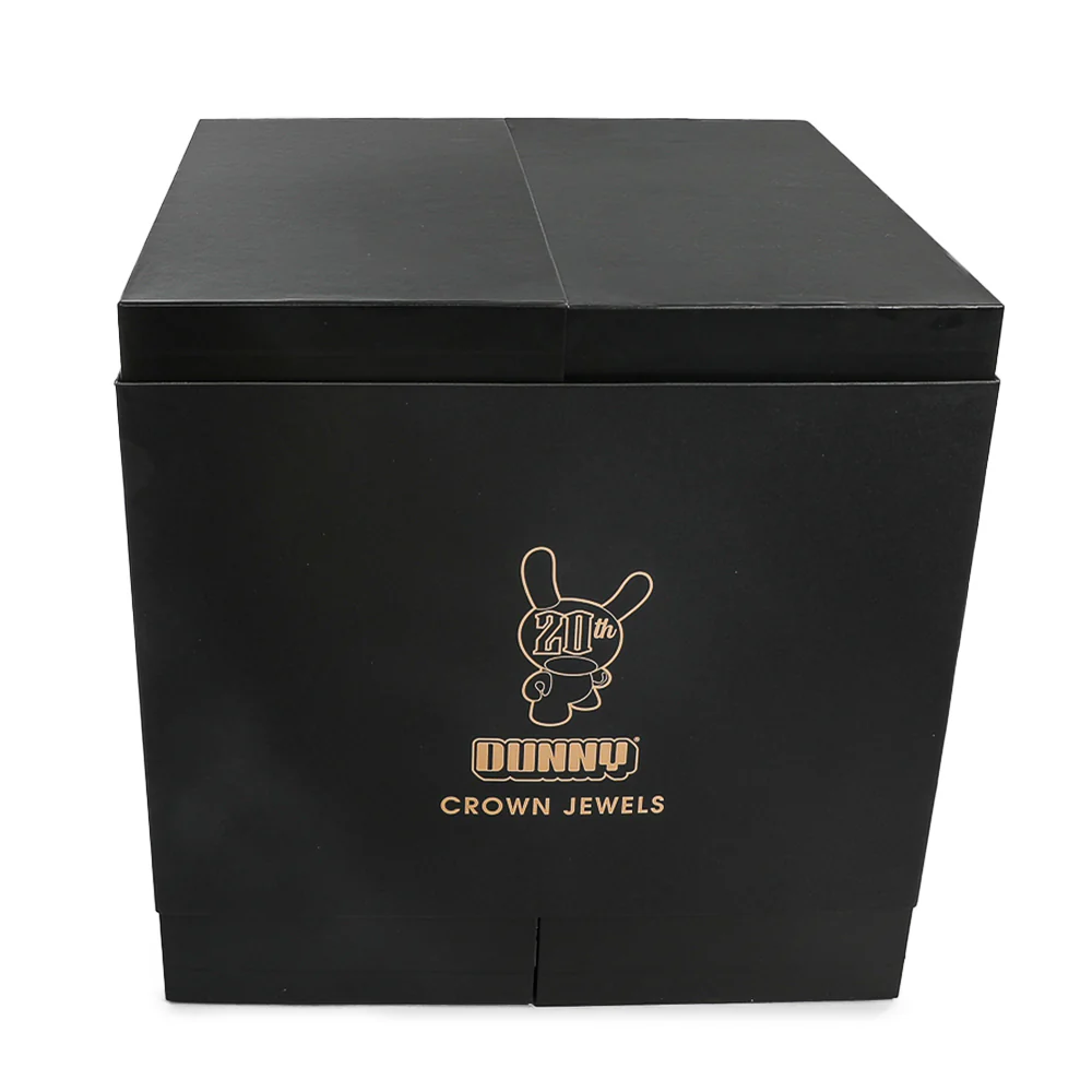 20th Anniversary Dunny Head 12" Art Figure - "Crown Jewels" by Tristan Eaton - Black & Gold Edition (Limited Edition of 300) - Image 24