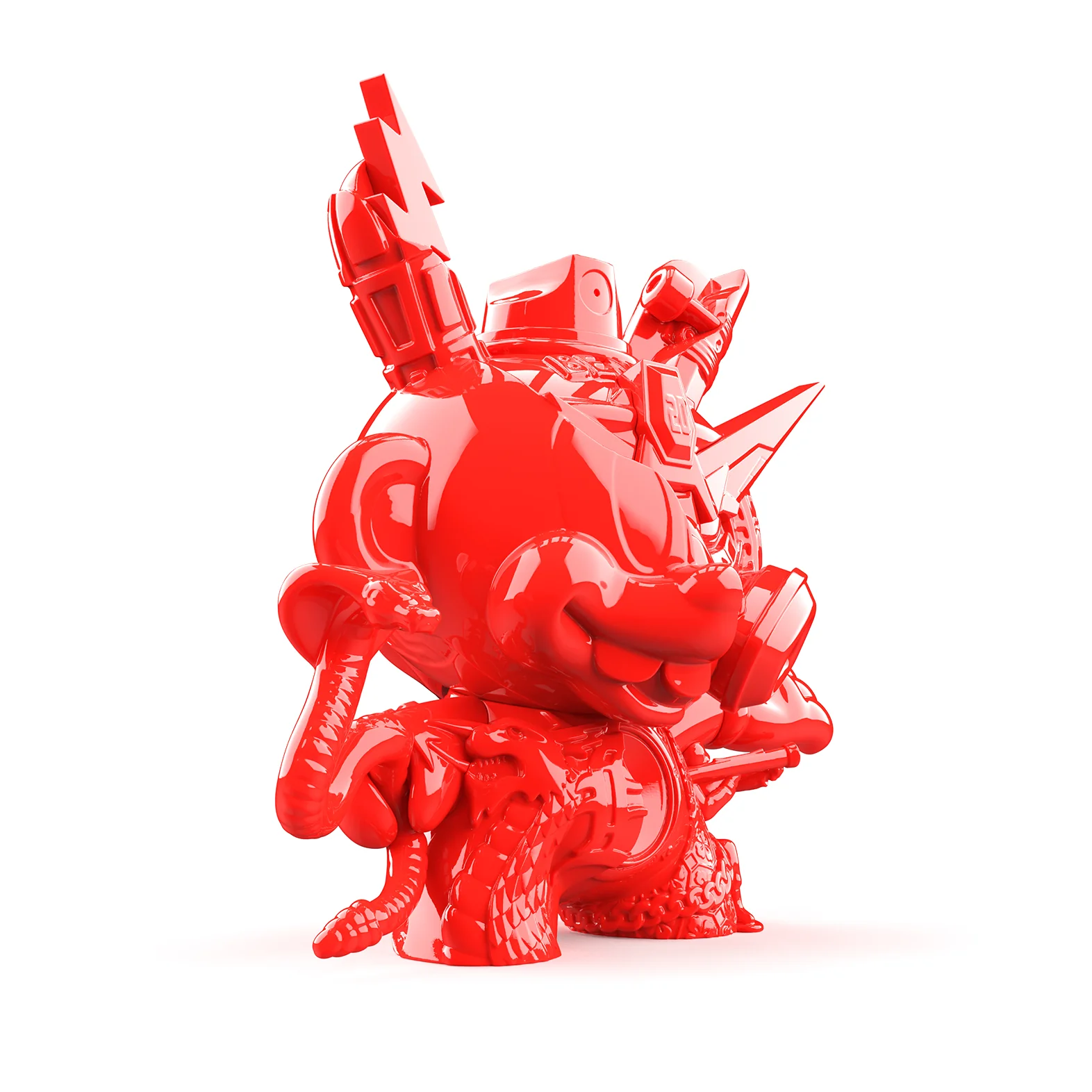 20th Anniversary Still Life Dunny 8" Art Figure by Tristan Eaton - Ketchup Edition (Limited Edition of 300) - Image 4