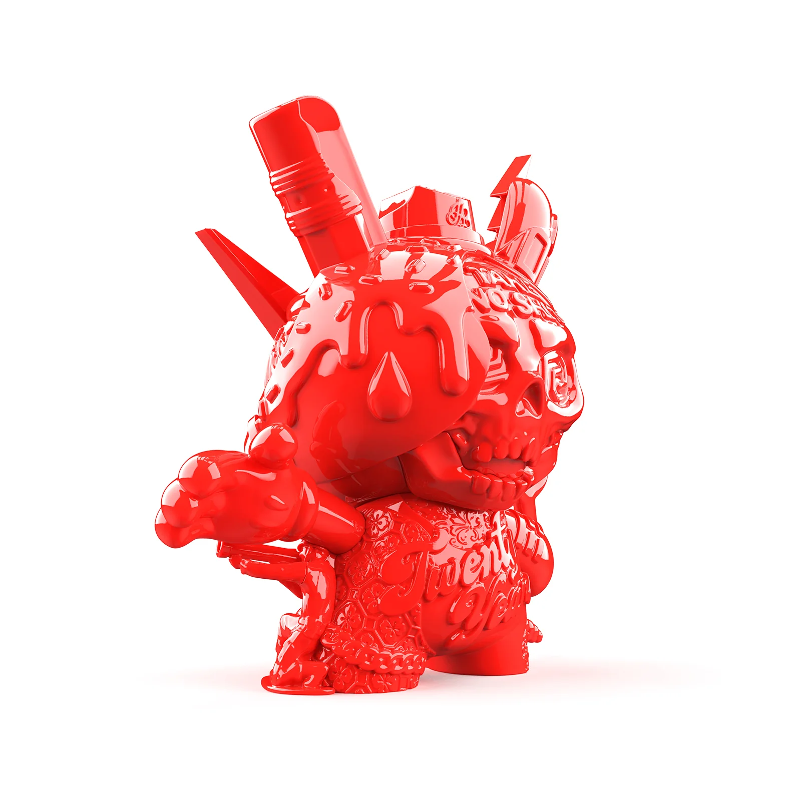 20th Anniversary Still Life Dunny 8" Art Figure by Tristan Eaton - Ketchup Edition (Limited Edition of 300) - Image 7