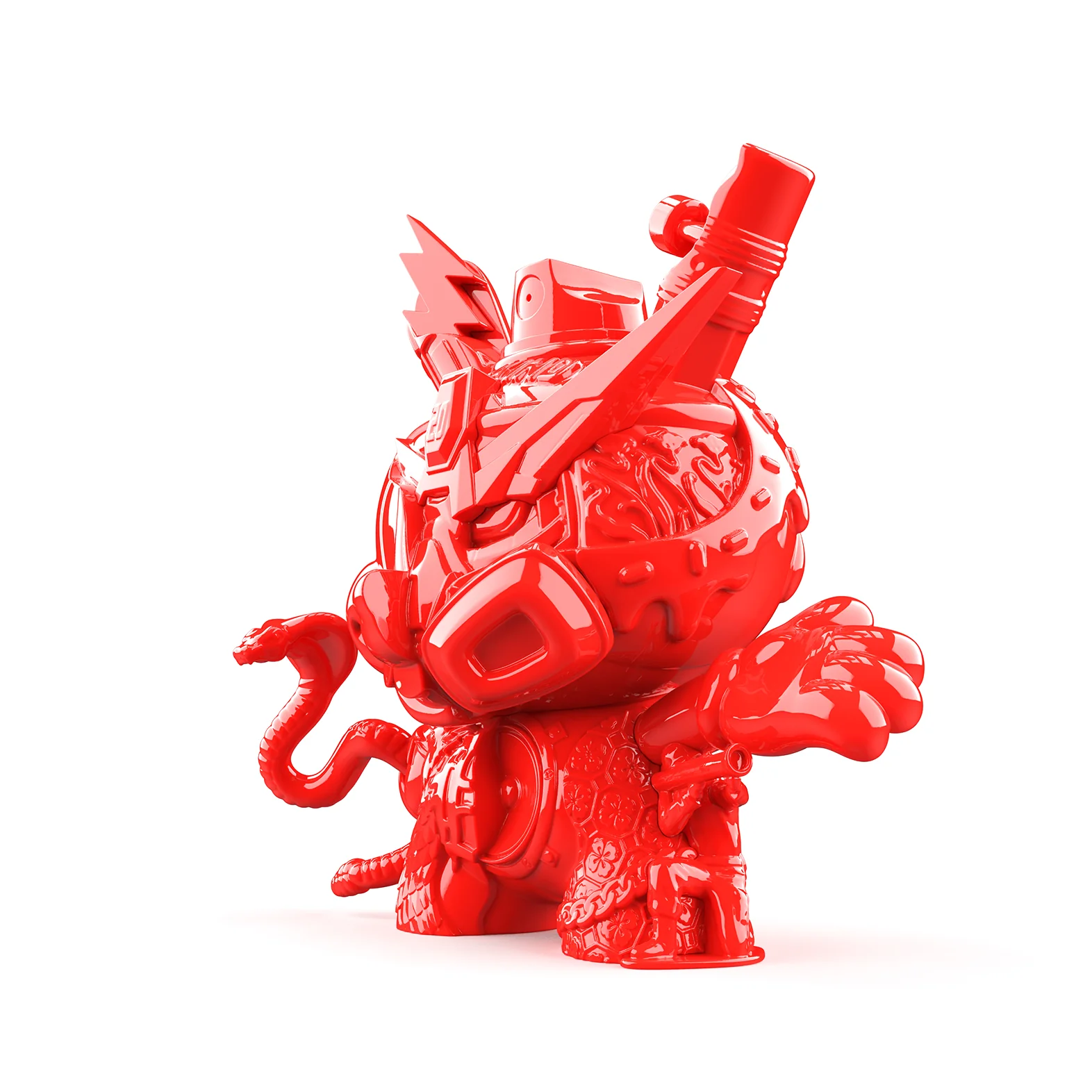 20th Anniversary Still Life Dunny 8" Art Figure by Tristan Eaton - Ketchup Edition (Limited Edition of 300) - Image 9
