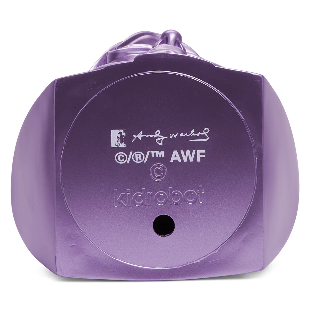 Andy Warhol 12" The Bust Vinyl Art Sculpture - Lavender Edition (2022 Con Exclusive) - Image 9
