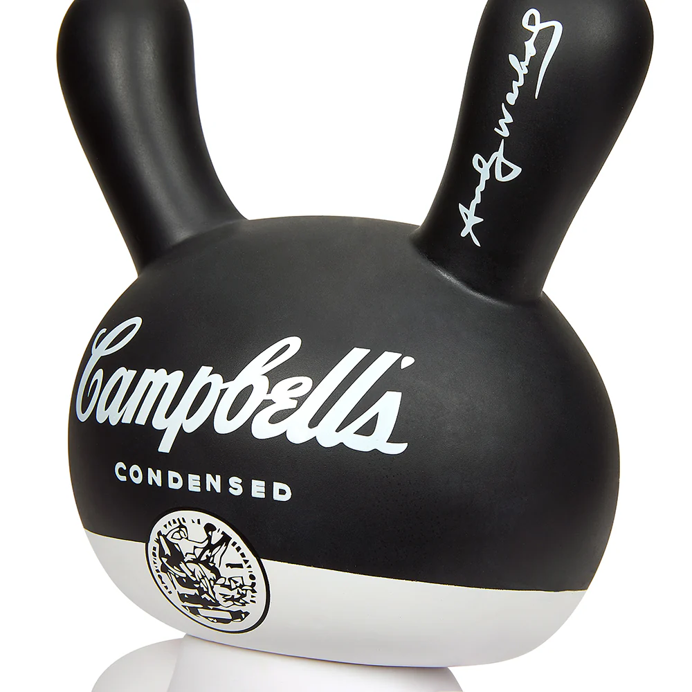 Andy Warhol 8" Campbell's Soup Masterpiece Dunny - Black and White Edition (Limited Edition of 500) - Image 4