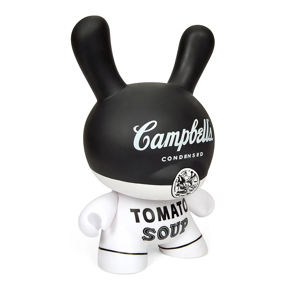 Andy Warhol 8" Campbell's Soup Masterpiece Dunny - Black and White Edition (Limited Edition of 500) - Image 9