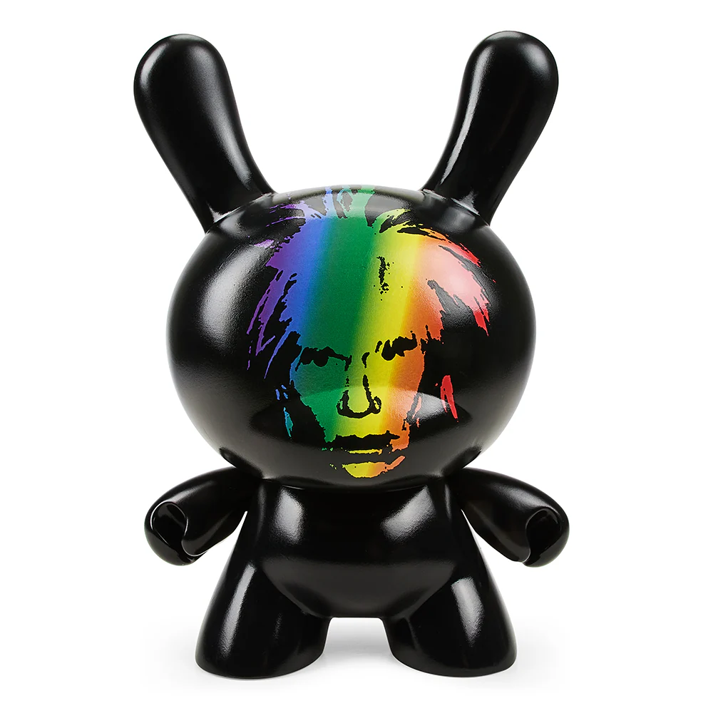 SDCC 2022: Andy Warhol Fright Wig Self-Portrait 8" Masterpiece Dunny Vinyl Figure - Pride Edition - Image 3