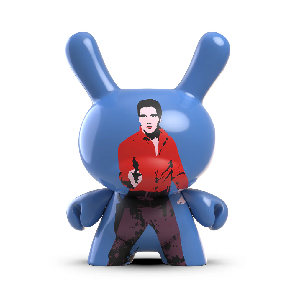 Andy Warhol 8” Masterpiece Flaming Star Elvis Dunny Art Figure - Limited Edition of 500 - Image 12