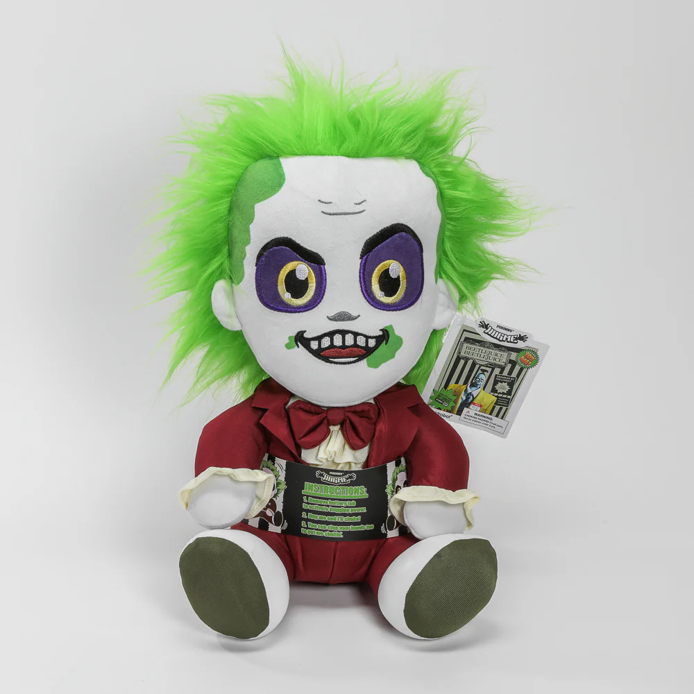 Beetlejuice Beetlejuice - Beetlejuice in Red Suit HugMe Plush with Shake Action - Image 11