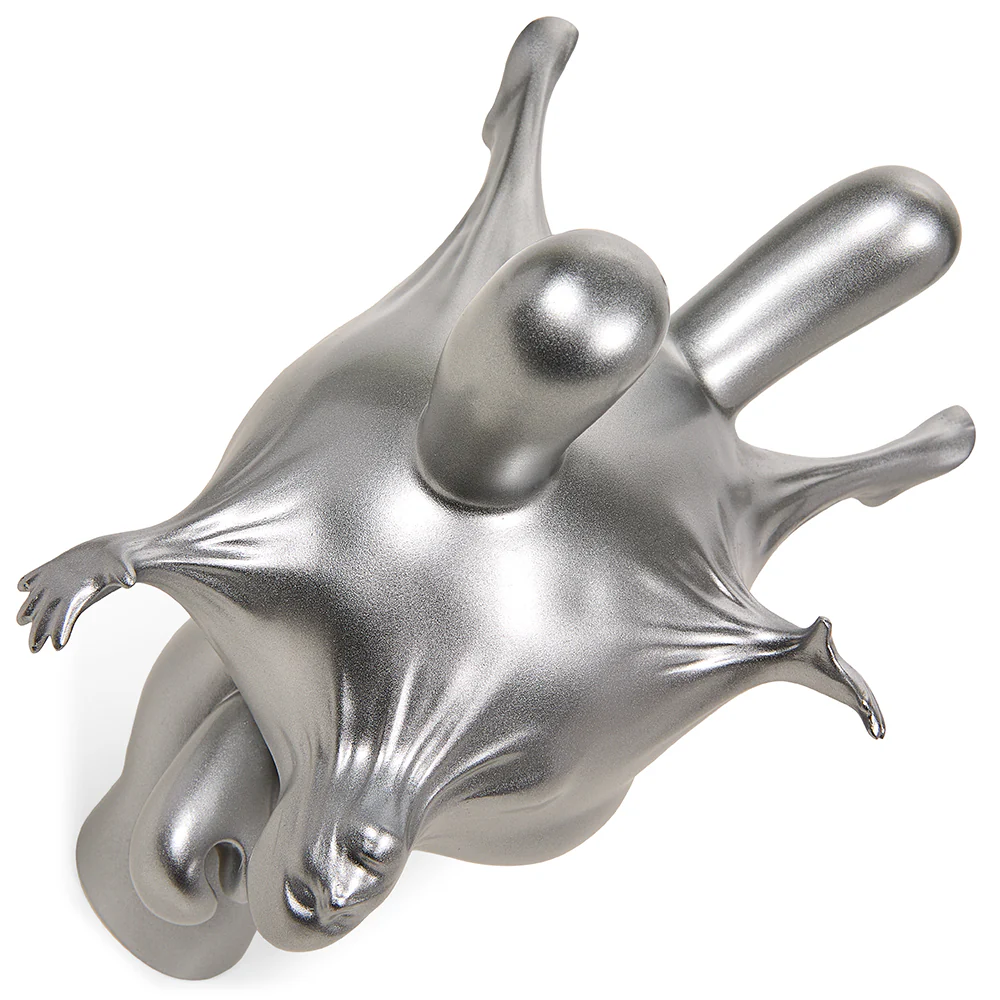 DCON 2022: Breaking Free 8" Resin Dunny by WHATSHISNAME - Metallic Silver Edition (Limited Edition) - Image 15