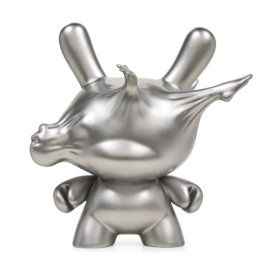 DCON 2022: Breaking Free 8" Resin Dunny by WHATSHISNAME - Metallic Silver Edition (Limited Edition) - Image 4