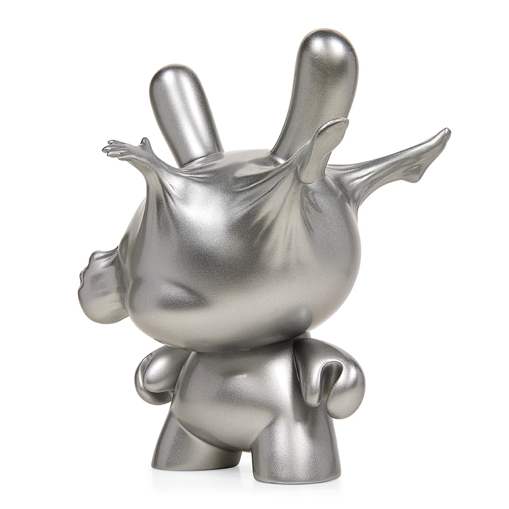 DCON 2022: Breaking Free 8" Resin Dunny by WHATSHISNAME - Metallic Silver Edition (Limited Edition) - Image 6