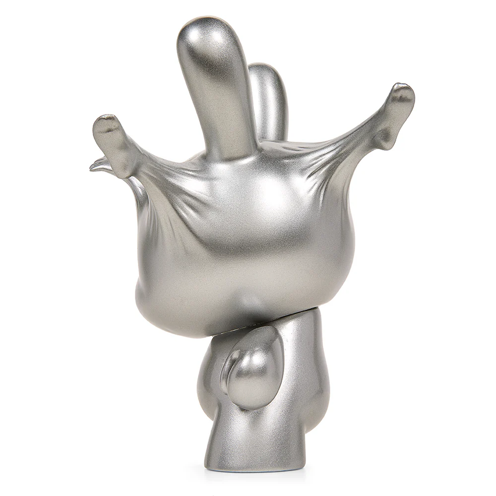 DCON 2022: Breaking Free 8" Resin Dunny by WHATSHISNAME - Metallic Silver Edition (Limited Edition) - Image 7