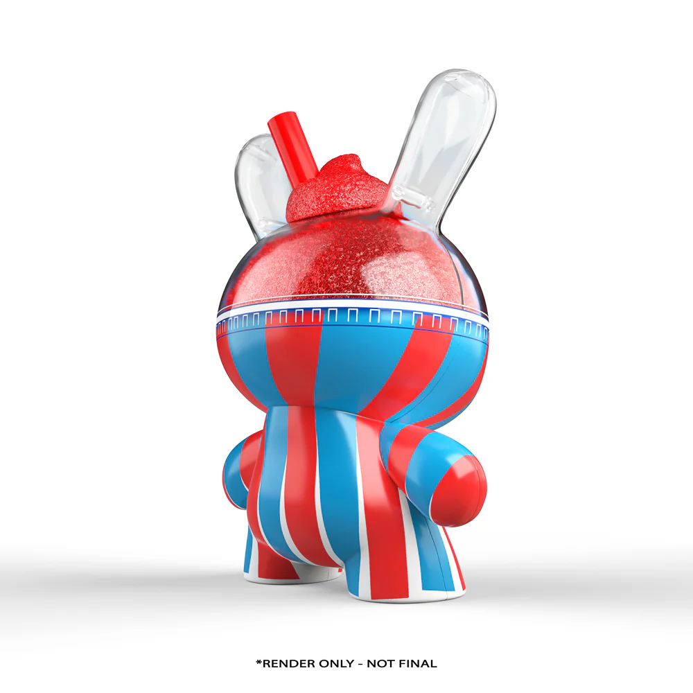Kidrobot & ICEE® - Cherry ICEE 8" Dunny Art Figure (PRE-ORDER) - Image 6