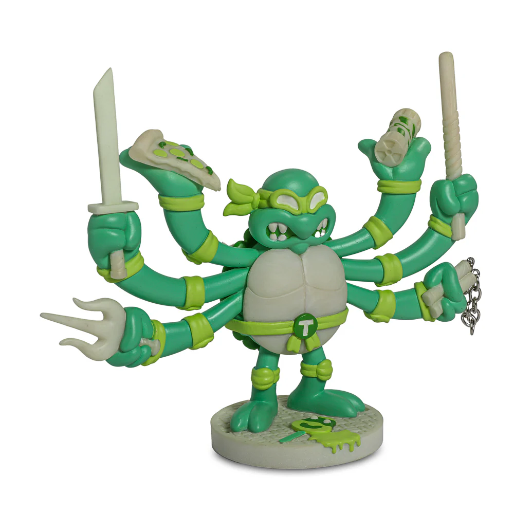 CON EXCLUSIVE: Teenage Mutant Ninja Turtles TMNT GURU Resin Art Figure by CHOGRIN - Radioactive Ooze Edition - Image 3