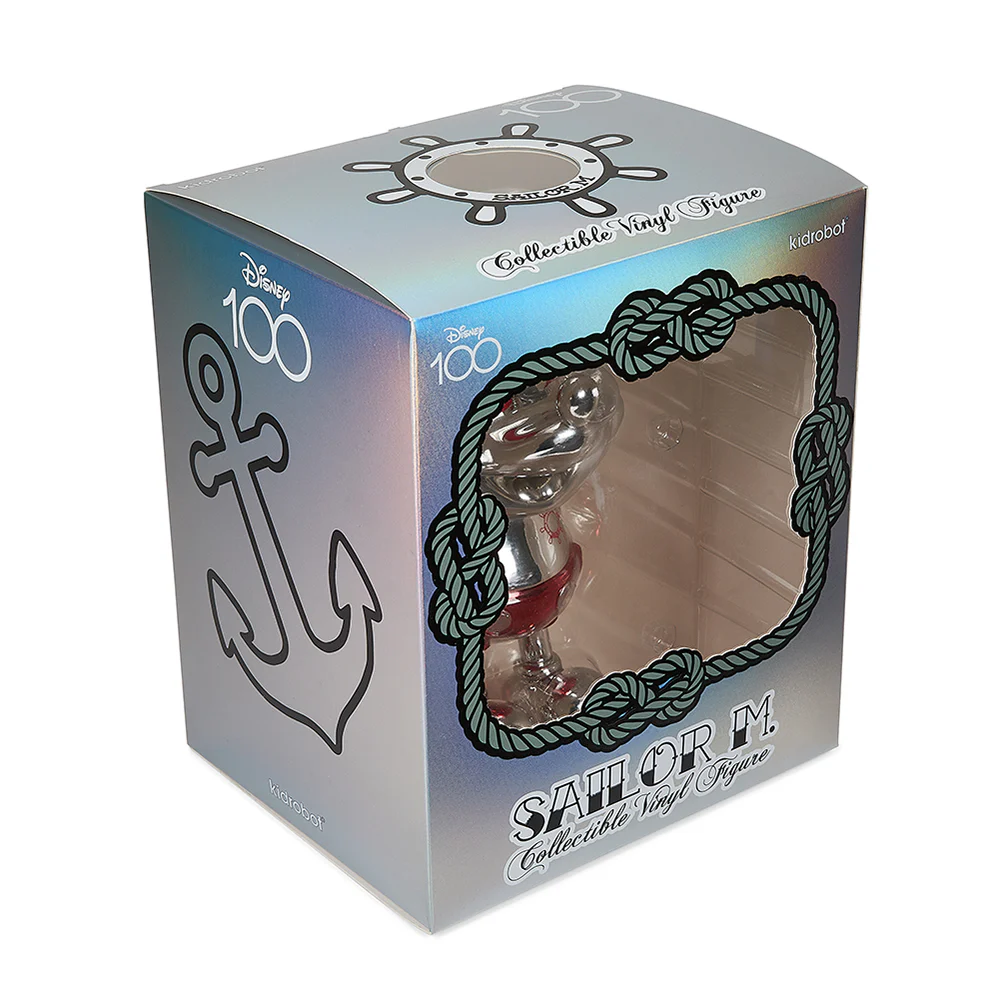 D100 Mickey Mouse Sailor M. 8" Collectible Vinyl Figure by Pasa - Disney 100 Edition (Limited Edition of 500) - Image 10