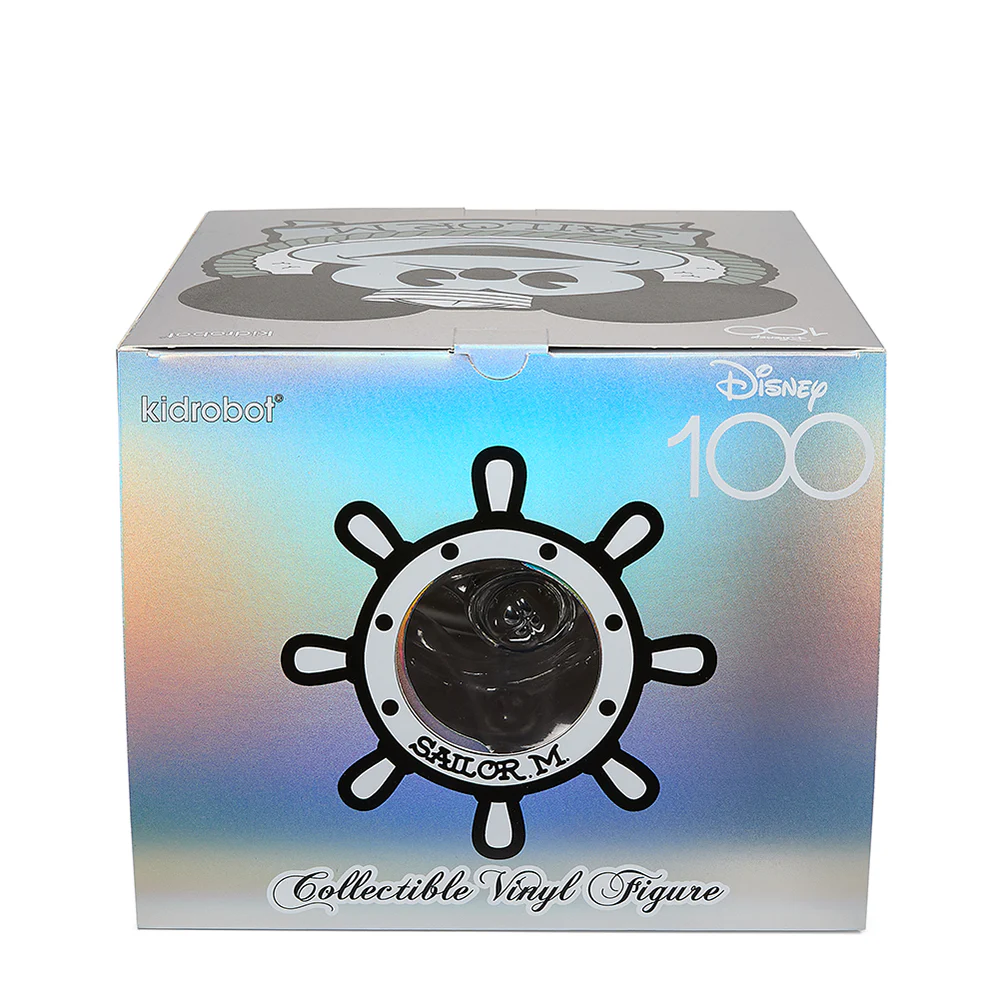 D100 Mickey Mouse Sailor M. 8" Collectible Vinyl Figure by Pasa - Disney 100 Edition (Limited Edition of 500) - Image 12