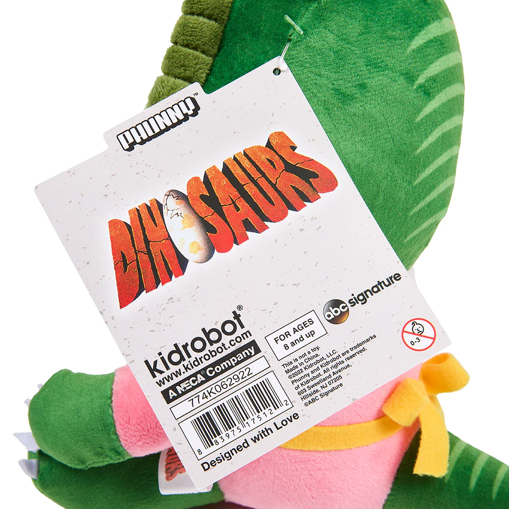 Dinosaurs Fran 8" Phunny Plush by Kidrobot - Image 9
