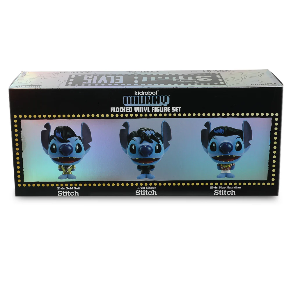 Disney Stitch - Elvis Bhunny 4” Flocked Vinyl Figure Set - Image 14
