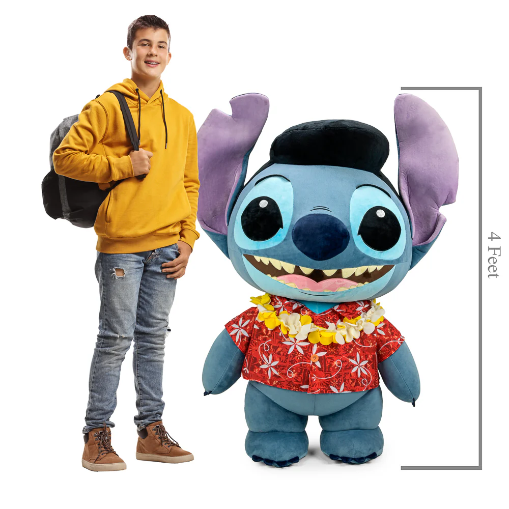 Disney Stitch - Hawaiian Elvis Stitch Giant 4-Foot Plush - Image 9