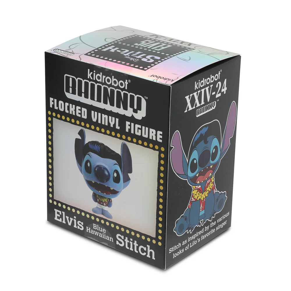 Disney Stitch - Hawaiian Elvis Bhunny 4” Flocked Vinyl Figure - Image 10