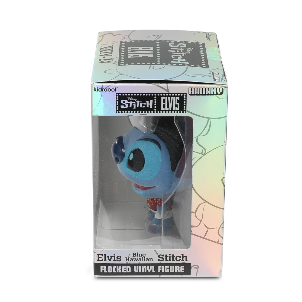 Disney Stitch - Hawaiian Elvis Bhunny 4” Flocked Vinyl Figure - Image 13