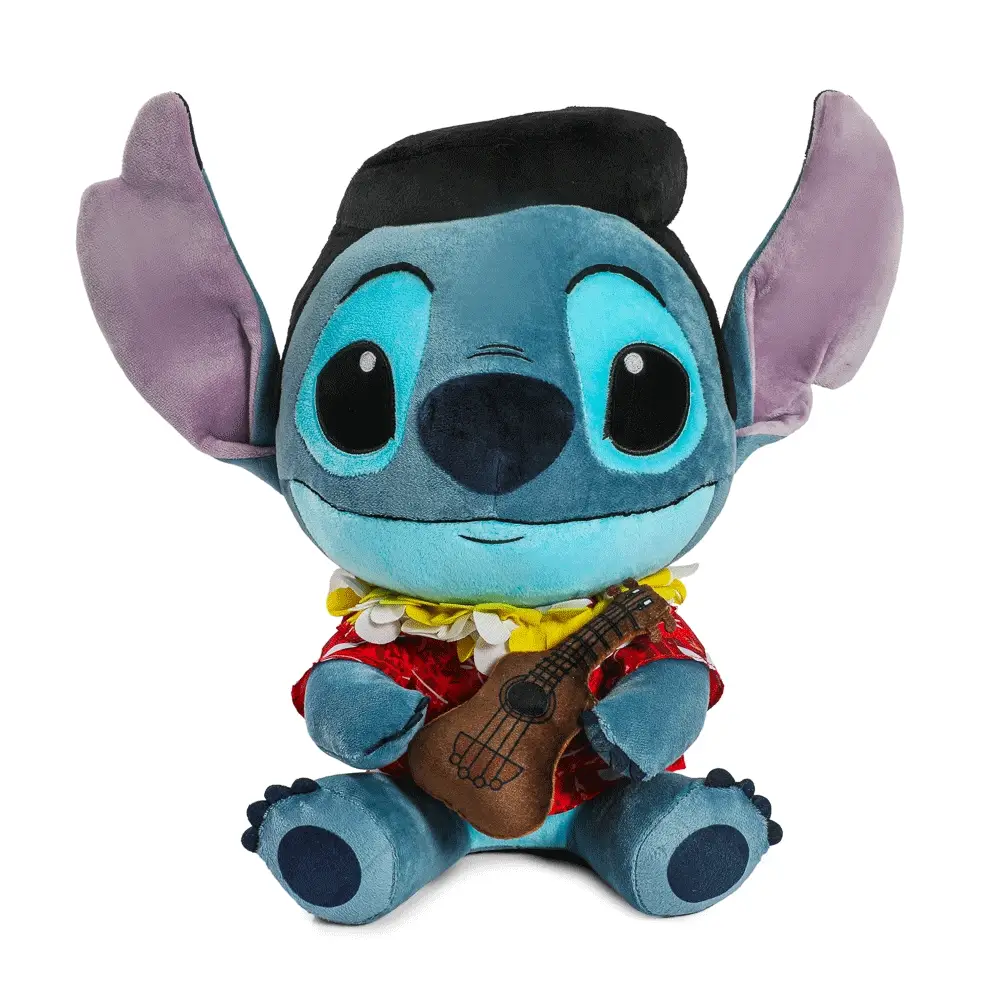 Disney Stitch - Hawaiian Elvis HugMe Plush with Shake Action
