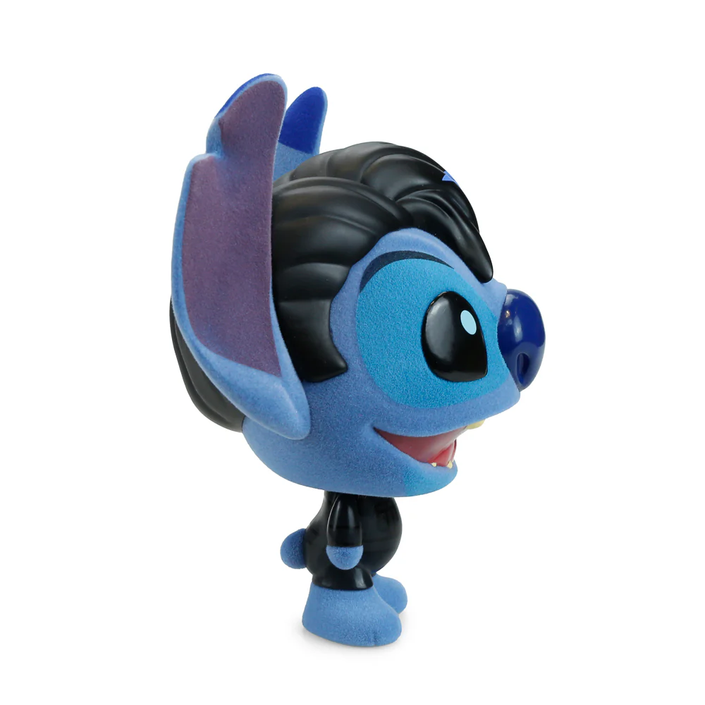 Disney Stitch - Singer Elvis Bhunny 4” Flocked Vinyl Figure - Image 3