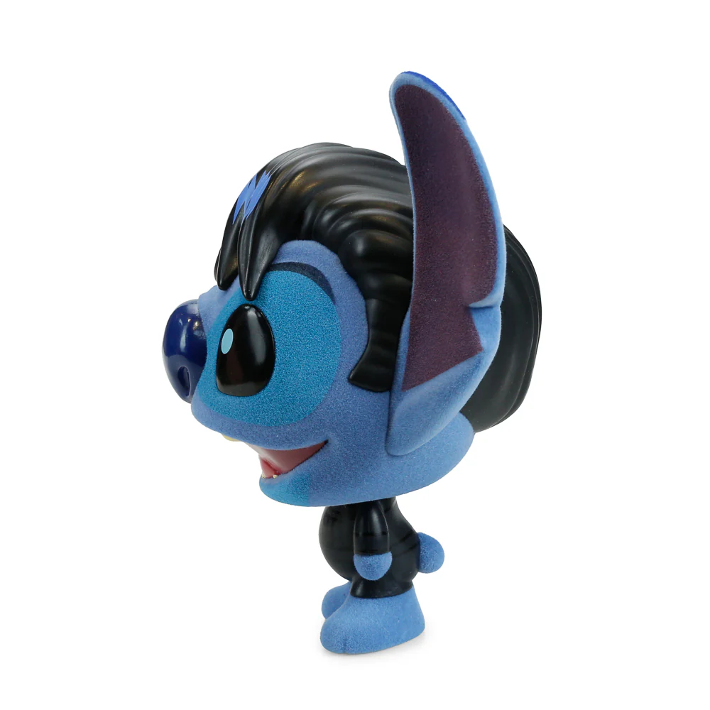 Disney Stitch - Singer Elvis Bhunny 4” Flocked Vinyl Figure - Image 5