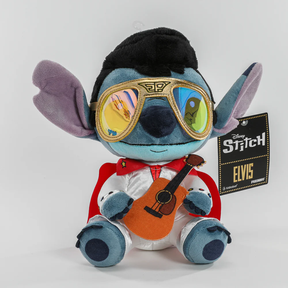 Disney Stitch - White Jumpsuit Elvis Phunny Plush - Image 9