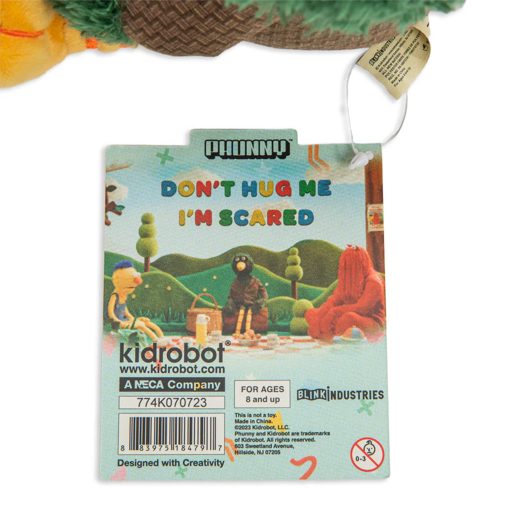 Don't Hug Me I'm Scared Green Duck Phunny Plush - Image 9