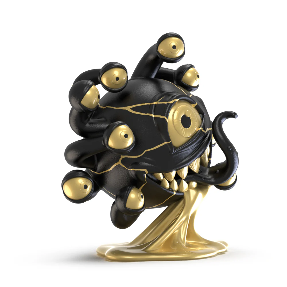 Dungeons & Dragons: Beholder 7" Resin Art Figure - 50th Anniversary Edition by Kidrobot - Image 2