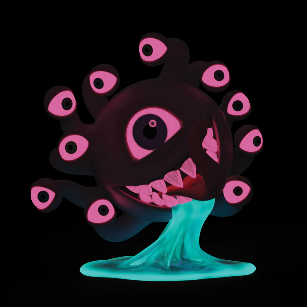 Dungeons & Dragons: Beholder 7" Resin Figure - Glow-In-The-Dark Edition by Kidrobot - Image 2