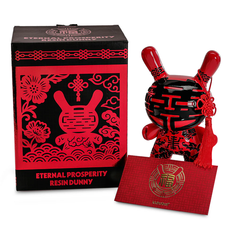Eternal Prosperity 8" Dunny Resin Art Figure - Limited Edition - Image 3