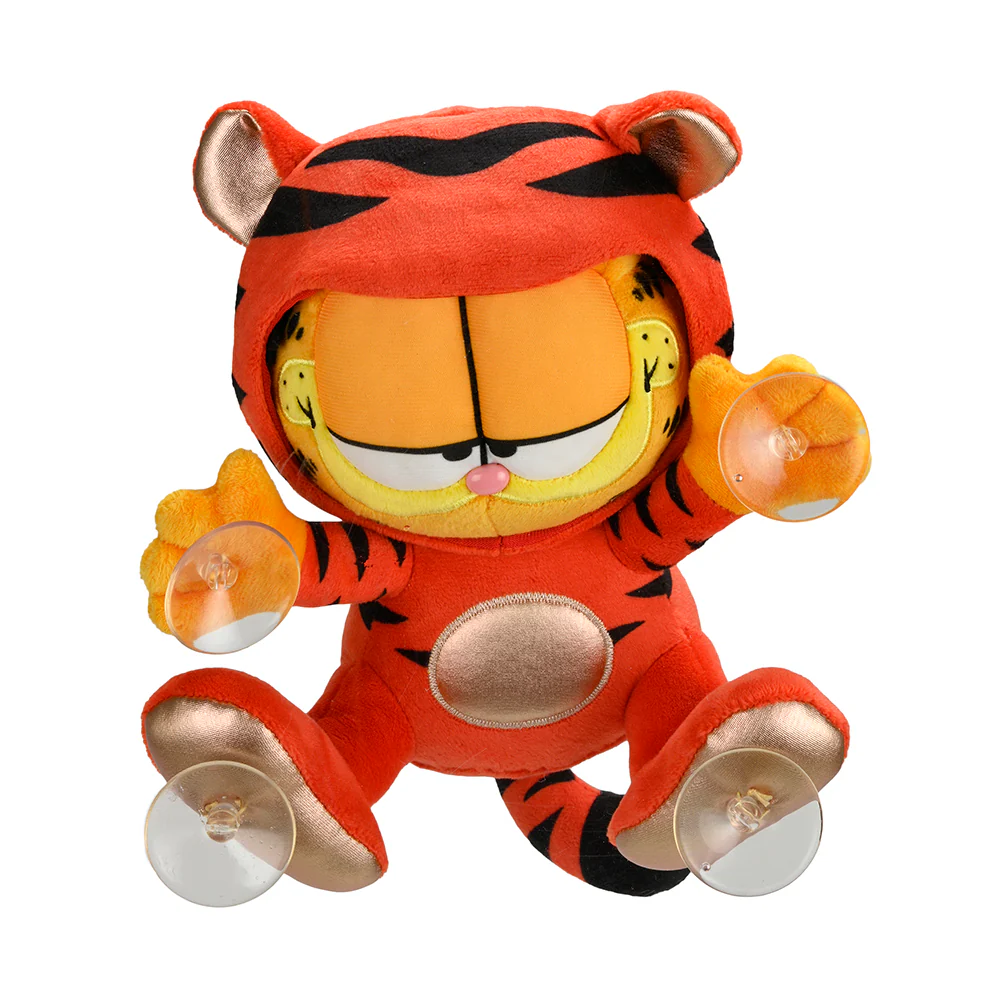 Garfield Year of the Tiger 8" Plush Window Clinger - Red Edition - Image 2