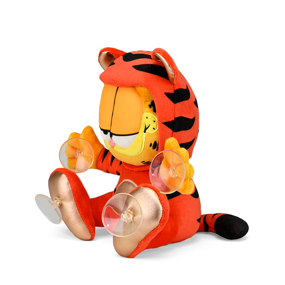 Garfield Year of the Tiger 8" Plush Window Clinger - Red Edition - Image 3