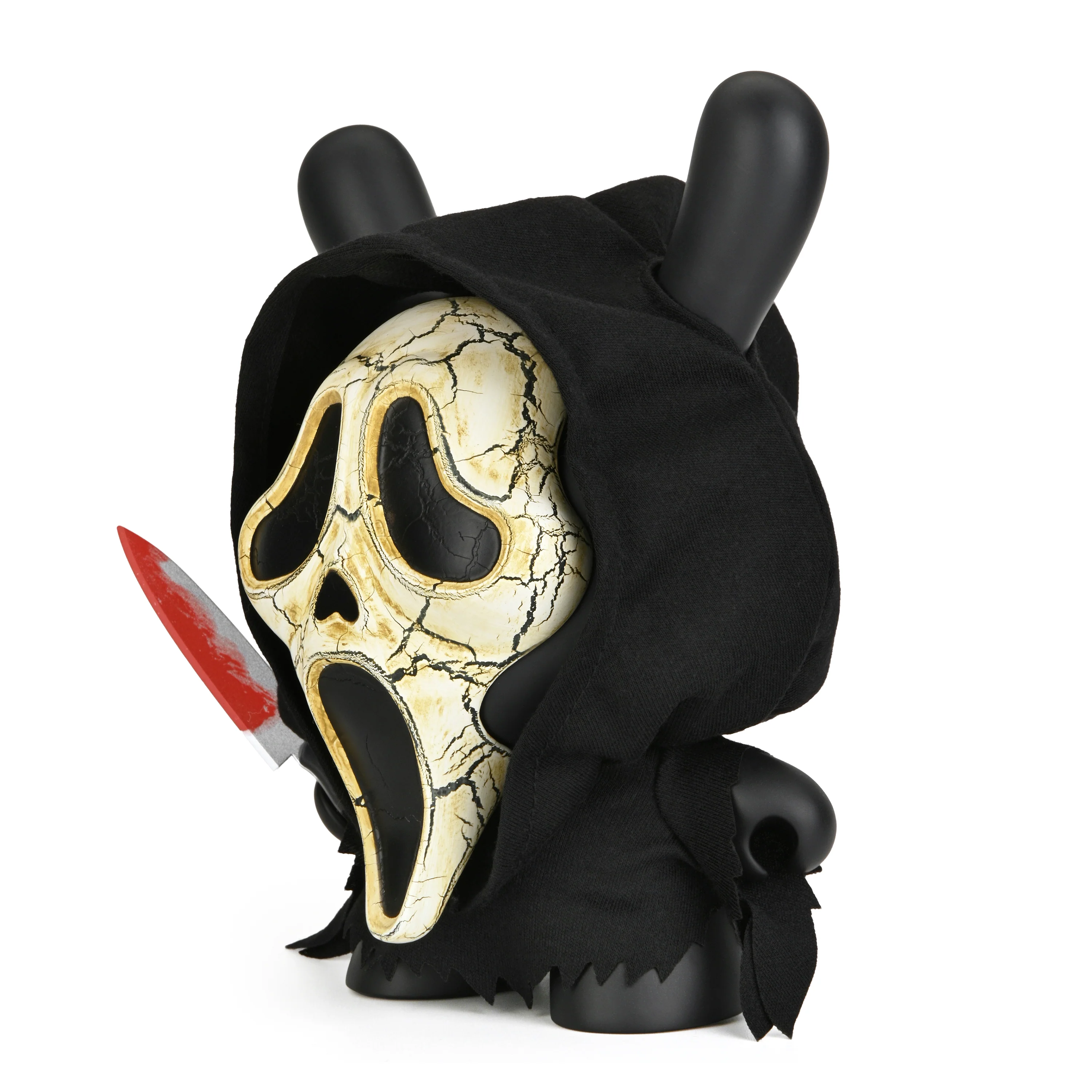 Ghost Face 8" Dunny Vinyl Art Figure - Aged Mask Edition - Kidrobot.com Exclusive (Limited Edition to 150) - Image 3