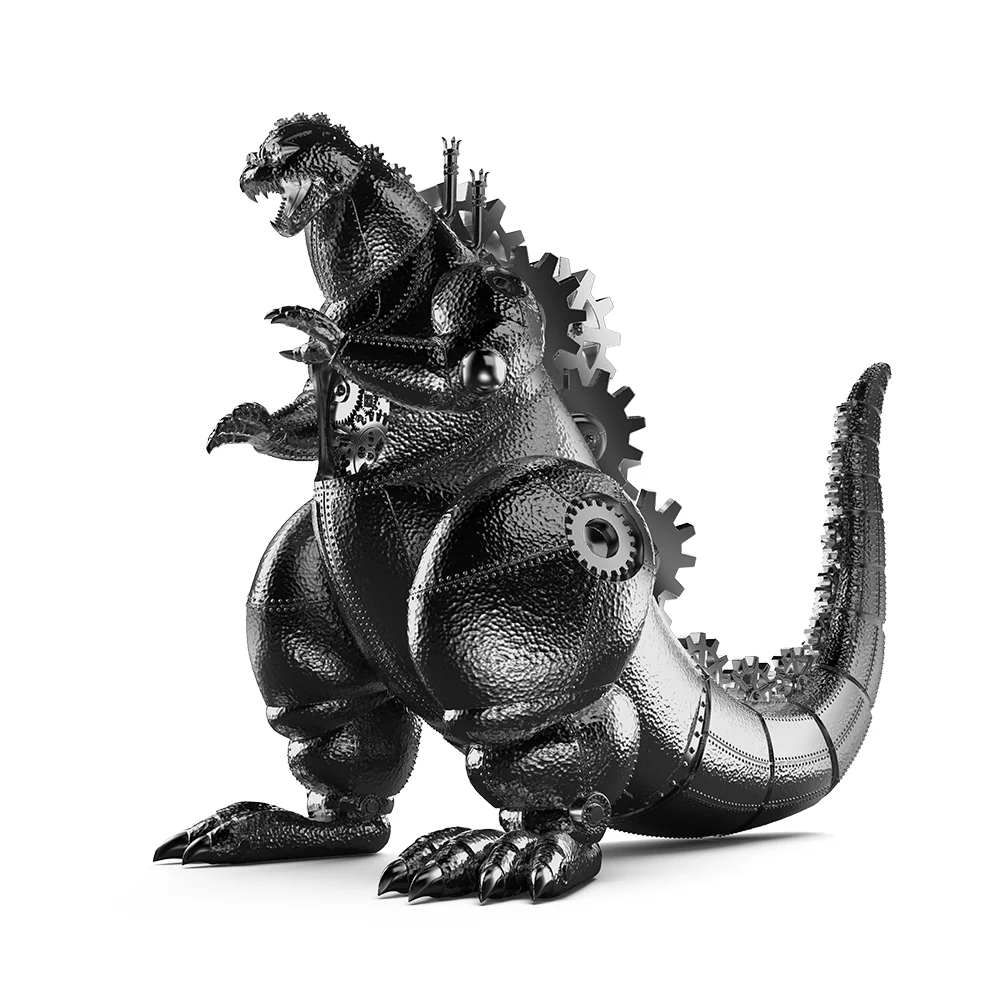 Godzilla x Doktor A - Godzilla 8" Vinyl Art Figure - Forged Electro Edition (Limited Edition of 300) (PRE-ORDER) - Image 3