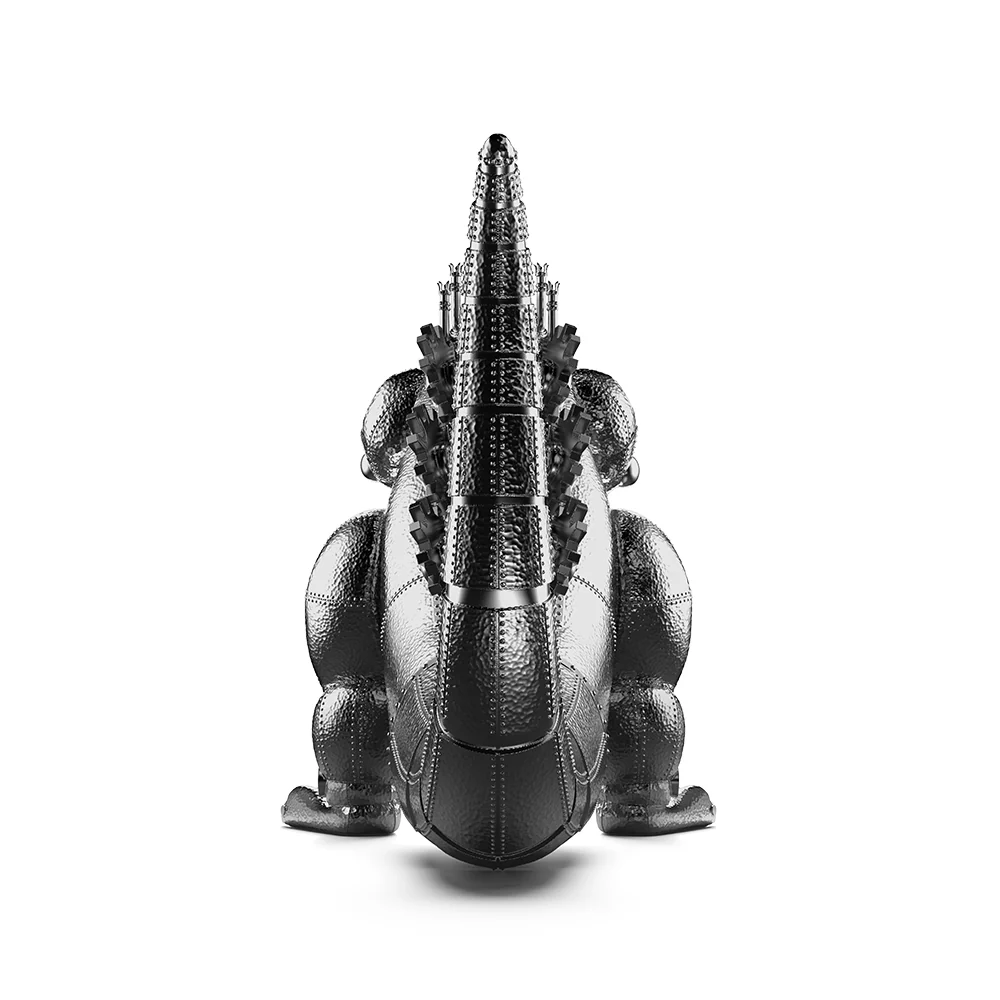 Godzilla x Doktor A - Godzilla 8" Vinyl Art Figure - Forged Electro Edition (Limited Edition of 300) (PRE-ORDER) - Image 6