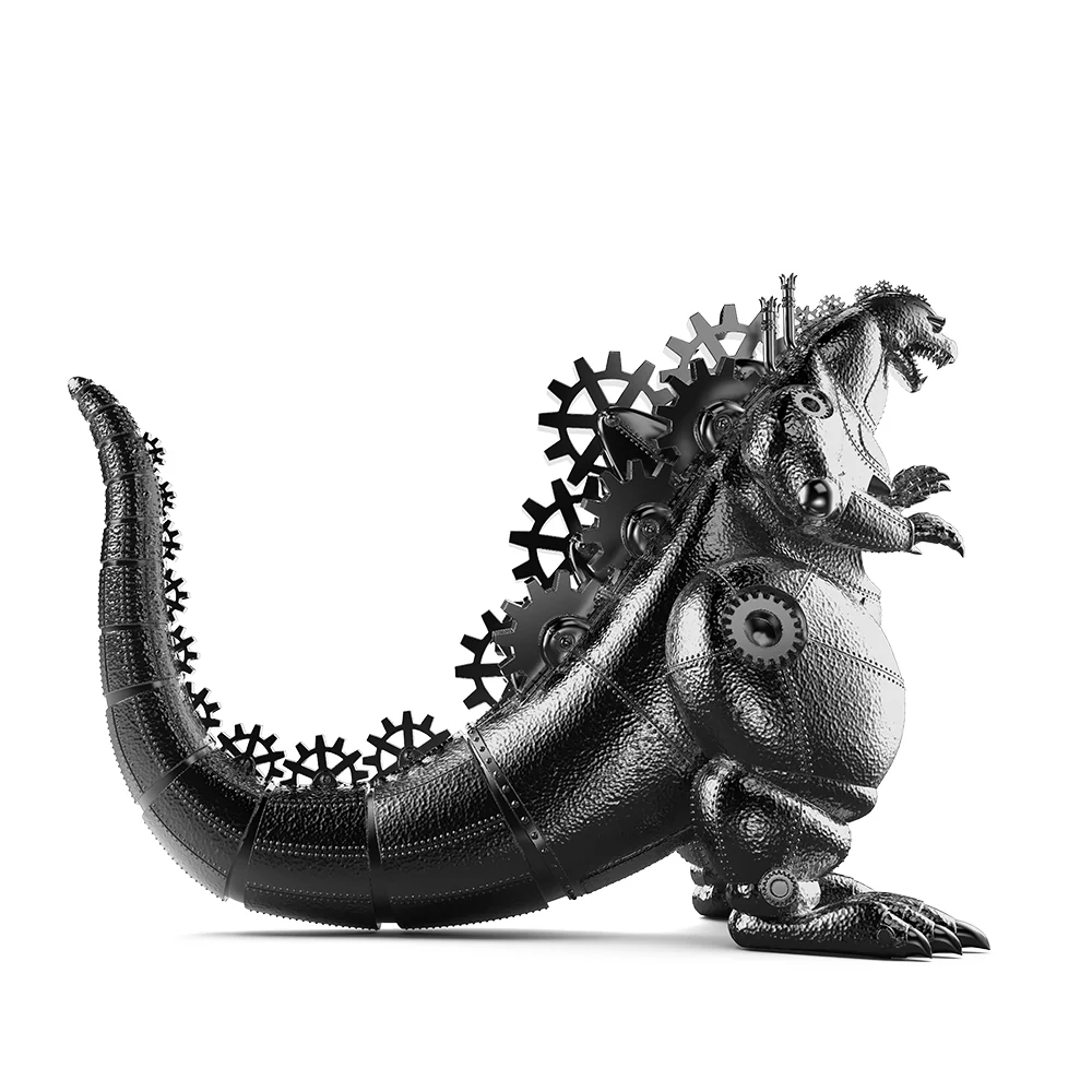 Godzilla x Doktor A - Godzilla 8" Vinyl Art Figure - Forged Electro Edition (Limited Edition of 300) (PRE-ORDER) - Image 8