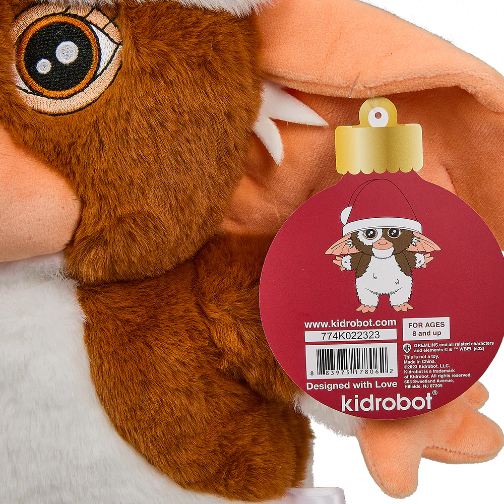 Gremlins Holiday Gizmo with Santa Hat 13” Plush - Image 8