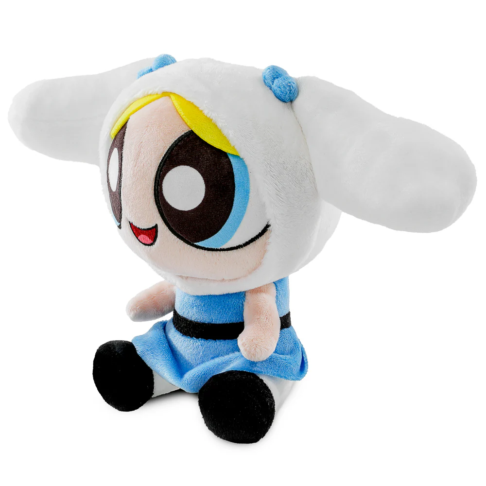 Hello Kitty® and Friends x The Powerpuff Girls - Blossom as Hello Kitty®, Bubbles as Cinnamoroll™, and Buttercup as Kuromi™ Phunny Plush Bundle 3-Pack (PRE-ORDER) - Image 20