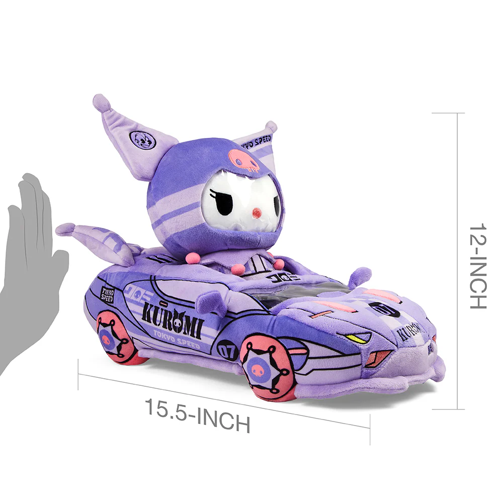 Hello Kitty® and Friends Tokyo Speed Racer 13" Plush 4-Pack Bundle - Badtz-maru®, Hello Kitty, Kuromi & My Melody® - Image 57