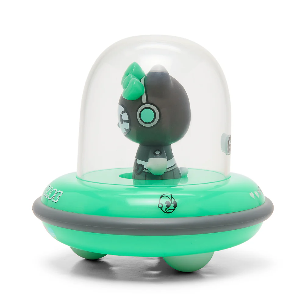 Hello Kitty® UFO Arcade Gamer 5" Vinyl Figure - Glow-in-the-Dark Edition (Limited Edition of 600) - Kidrobot.com Exclusive - Image 5