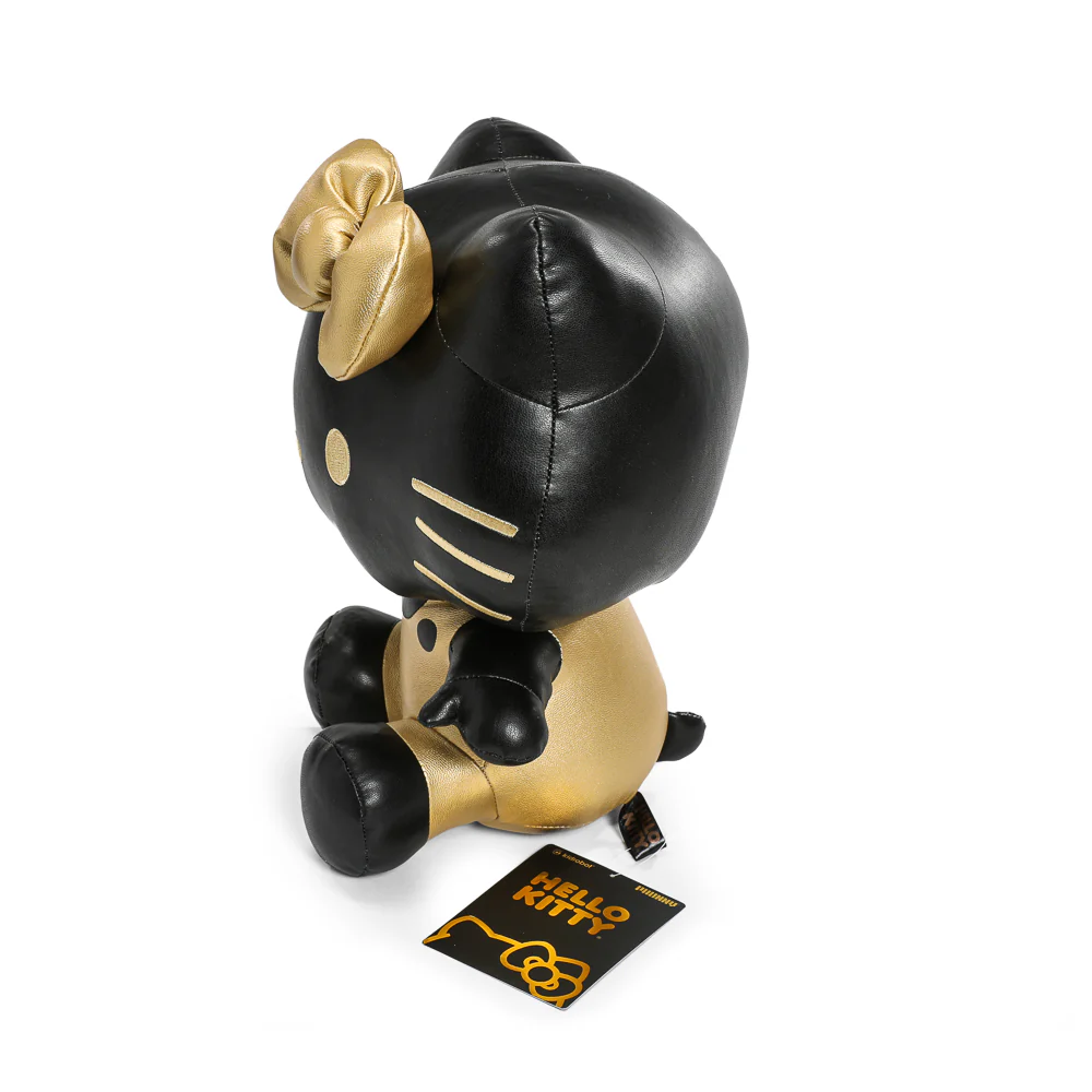 Hello Kitty® Black and Gold Premium Pleather Plush - Image 14